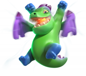 Bebê Dragão Evoluído do Clash Royale