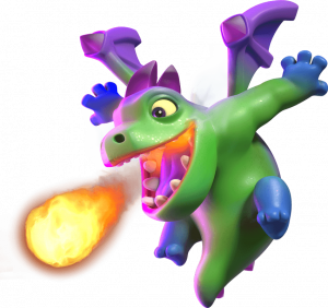 Evolução do Bebê Dragão no Clash Royale