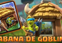 Carta da Cabana de Goblins do Clash Royale