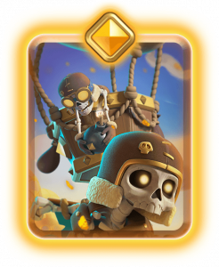 Carta Balão Herói Balão Herói do Clash Royale