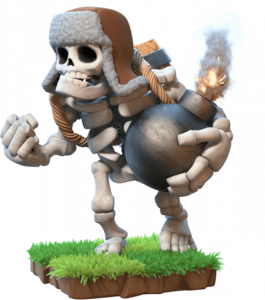 Esqueleto Gigante do Clash Royale - Wiki da Carta Giant Skeleton