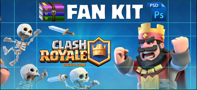 Download Fan Kit Clash Royale Imagens Renders Backgrounds E Sons