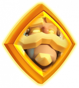 Fragmento Cavaleiro Herói do Clash Royale - Knight Hero Shard