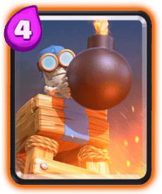 Carta da Torre de Bombas do Clash Royale