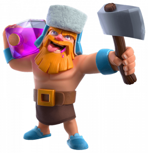 Lenhador no Clash Royale - Lumberjack