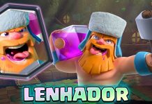 Carta do Lenhador no Clash Royale