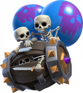Barril de Esqueletos Evoluído do Clash Royale