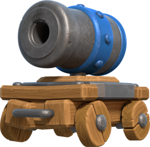 Carrinho de Canhão do Clash Royale - Wiki da Carta Cannon Cart