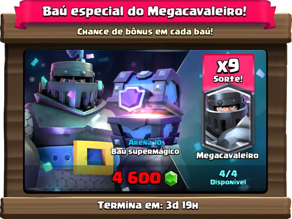 Novo Baú Especial do Megacavaleiro - Oferta na loja