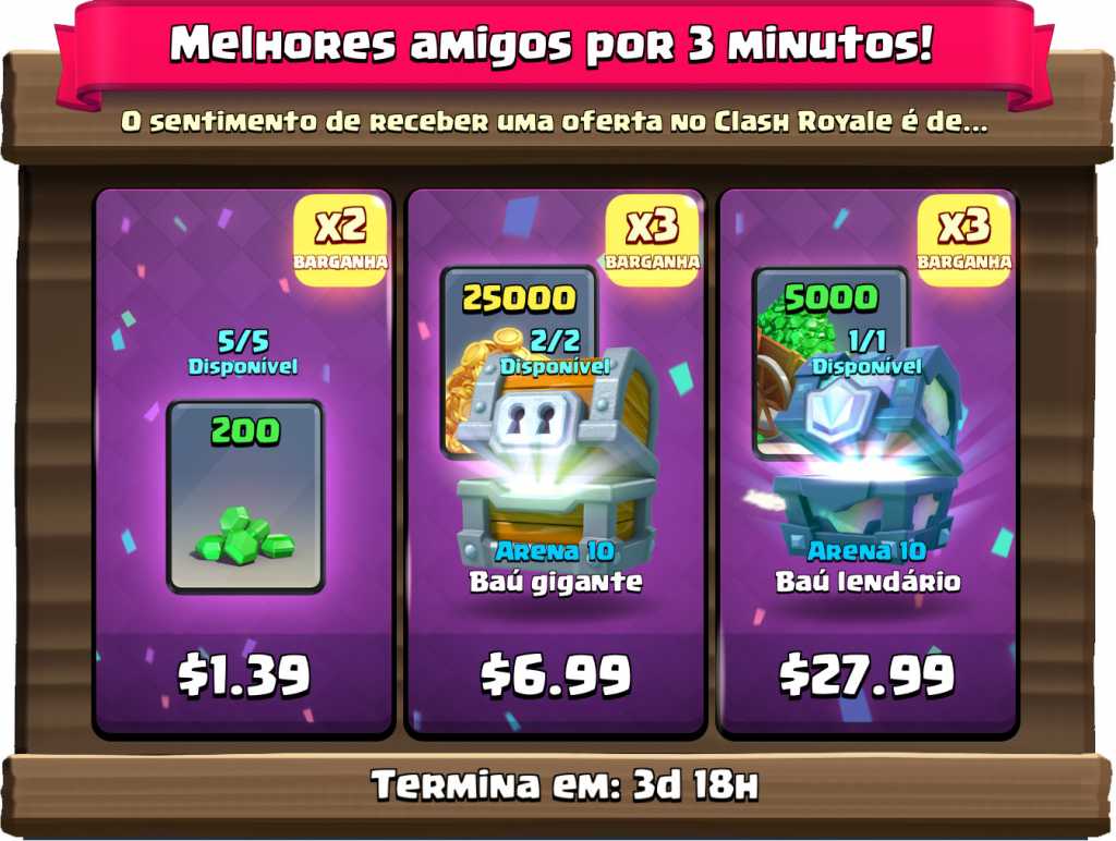 Nova Oferta Melhores amigos por 3 minutos!