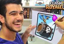 DESENHEI O BARRIL DE ESQUELETOS, NOVA CARTA DO CLASH ROYALE! – Gelli Clash