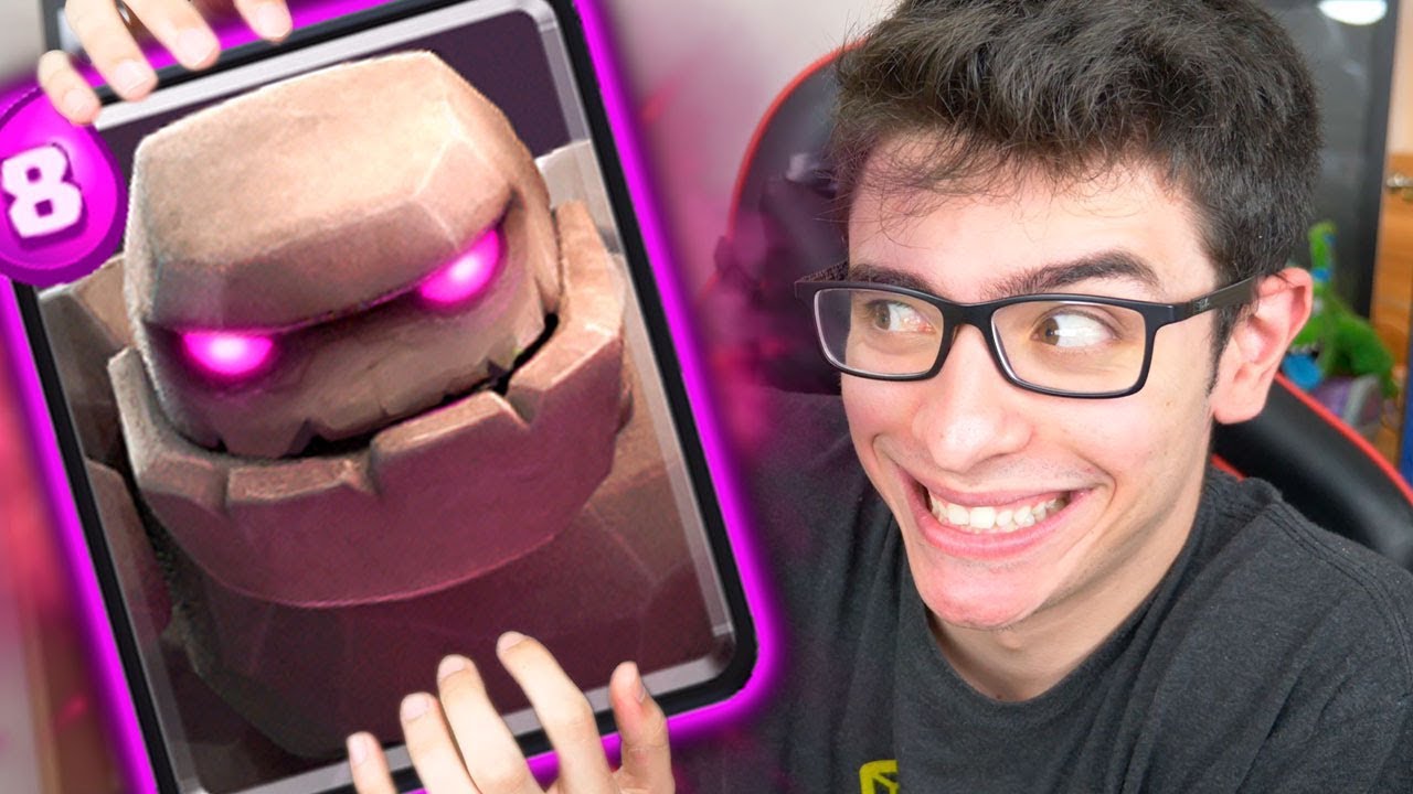 NOVO DECK DE GOLEM PARA CHEGAR NOS 5000 TROFÉUS!!! CLASH ROYALE