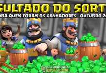 Resultado do Sorteio de Gemas – Outubro/2017