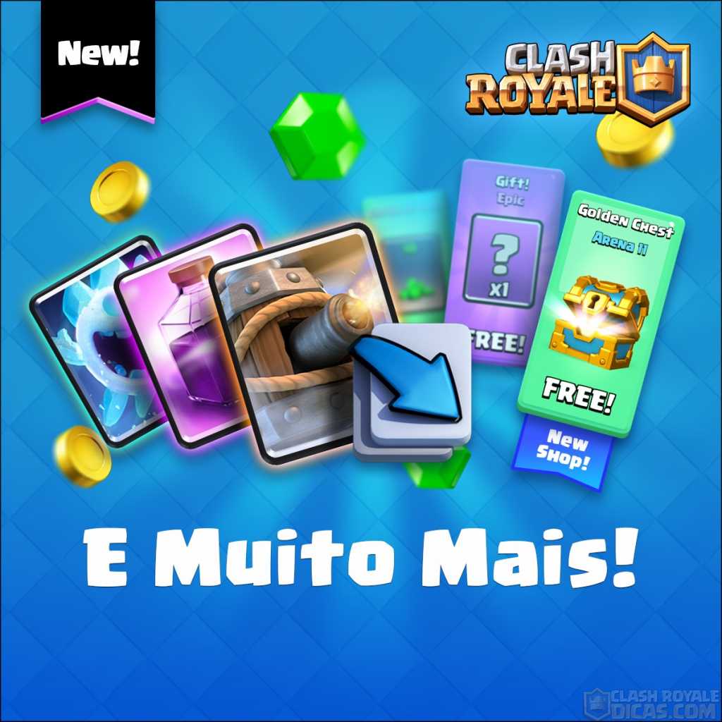 Sneak Peek #03 de Clash Royale - Atualização Outubro 2017