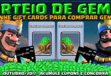 Sorteio de Gemas para Clash Royale – Outubro/2017 (encerrado)