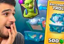 FUI TROLLADO ABRINDO BAÚ LENDÁRIO NO CLASH ROYALE!! – Gelli Clash