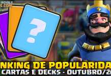Popularidade das Cartas de Outubro/2017 (Snapshot #33)