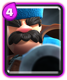 Carta do Caçador do Clash Royale