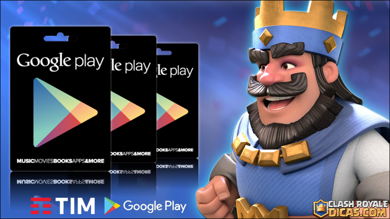 Recarga TIM garante crédito para gastar na Google Play