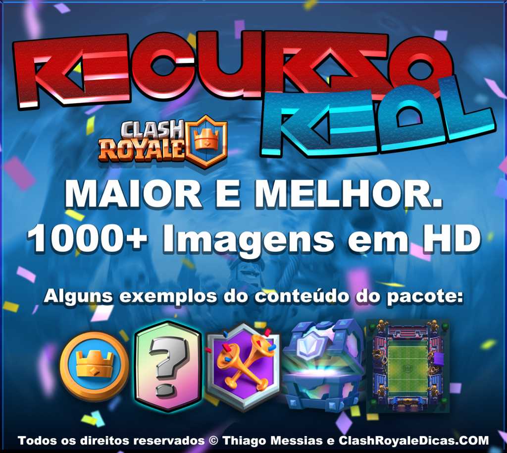 Mega Pacote de Imagens, Renders e Ícones de Clash Royale