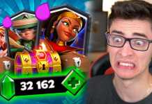 2 NOVAS CARTAS LENDÁRIAS! GEMEI TUDO NOS NOVOS BAÚS! Castle Crush & War Heros – Flakes Power