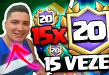 BRASILEIRO que GANHOU 15 VEZES o DESAFIO das 20 VITÓRIAS no CLASH ROYALE ! – Gustovow