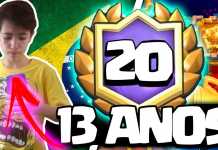 ELE TEM 13 ANOS e GANHOU O DESAFIO das 20 VITÓRIAS no CLASH ROYALE ! – Gustovow