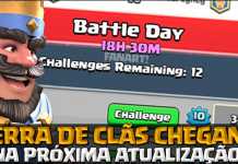 Guerra de Clãs na próxima atualização do Clash Royale!