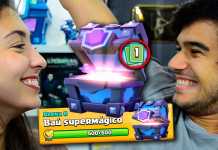 MINHA NAMORADA GANHOU BAÚ SUPER MÁGICO GRÁTIS E TEVE UMA SUPRESA – CLASH ROYALE – Gelli Clash