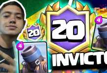 MORTEIRO ! BRASILEIRO que GANHOU DESAFIO das 20 VITÓRIAS INVICTO de MORTEIRO no CLASH ROYALE ! – Gustovow