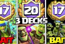 REVELEI os 3 MELHORES DECKS BAIT do DESAFIO das 20 VITÓRIAS ! – Clash Royale – Gustovow