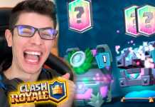 VIREI UMA MÁQUINA DE GANHAR CARTA LENDÁRIA NO CLASH ROYALE! – Flakes Power