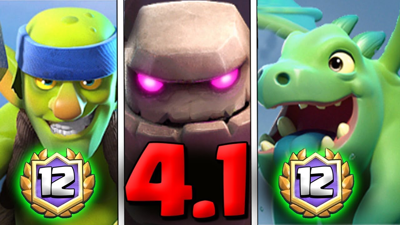 Clash Royale - The BEST Golem Deck! 