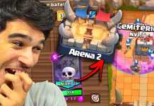 TROLLANDO NA ARENA 2 SÓ COM O CEMITÉRIO!! – CLASH ROYALE – Gelli Clash