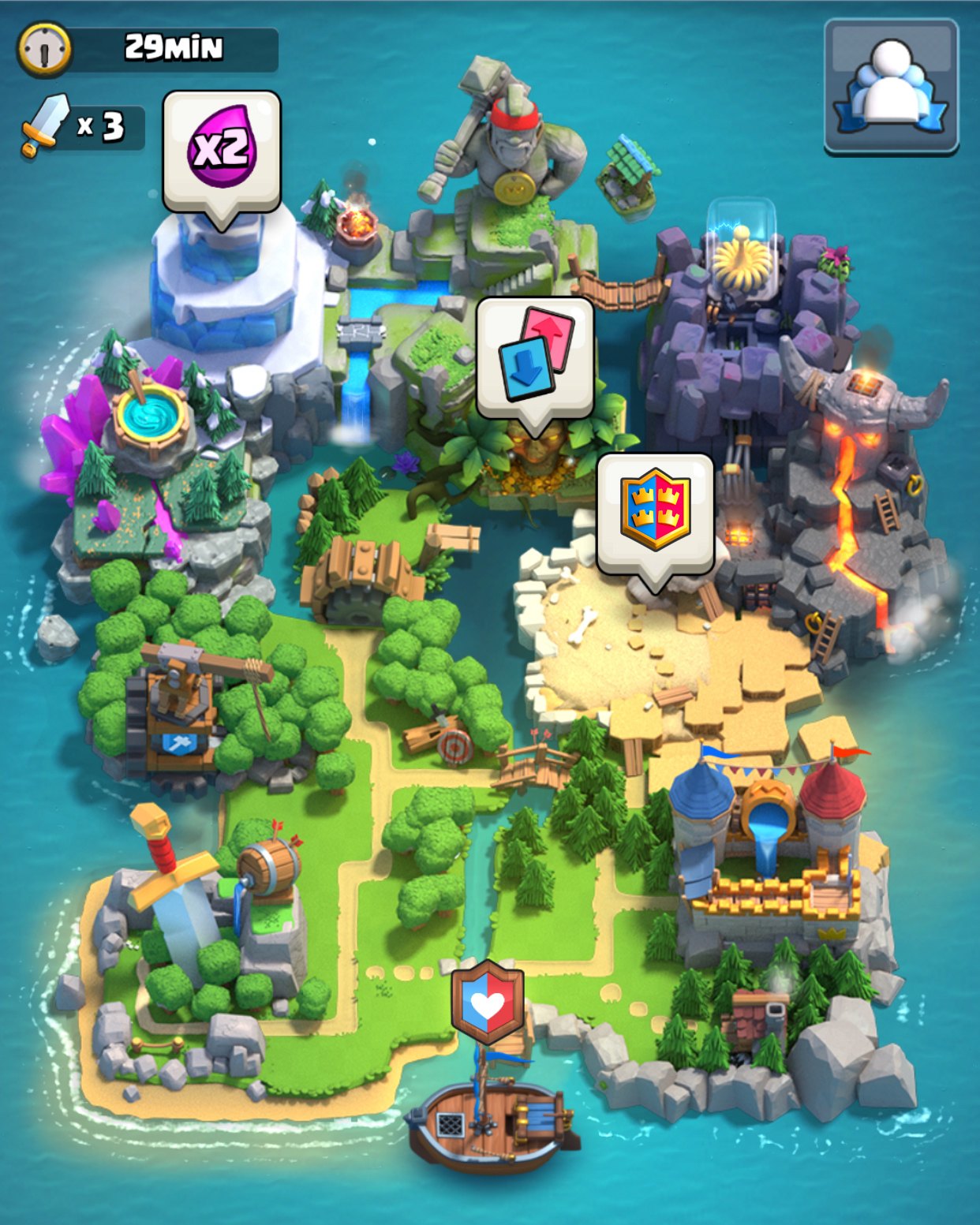 Ranking de Guerra de Clãs liberado no Clash Royale