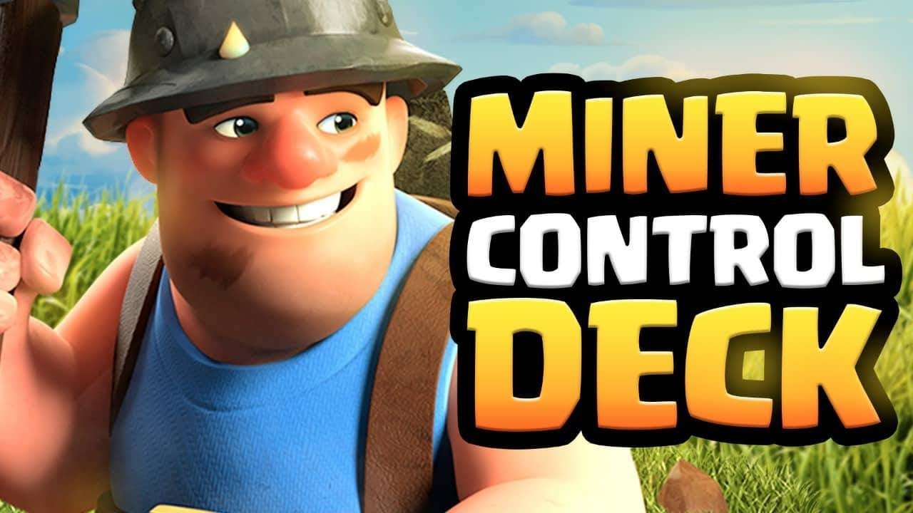 O MELHOR DECK DE MINER CONTROL NO CLASH ROYALE! Well Played Clash
