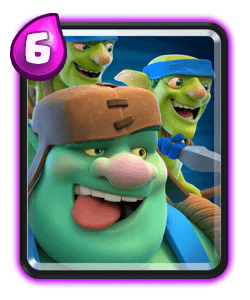 Carta do Goblin Gigante do Clash Royale