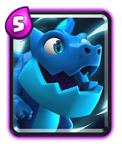 Carta do Dragão Elétrico do Clash Royale