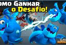 GANHEI O DESAFIO DO DRAGÃO ELÉTRICO NO CLASH ROYALE COM UM DECK DE 3 COROAS – BRUNO CLASH