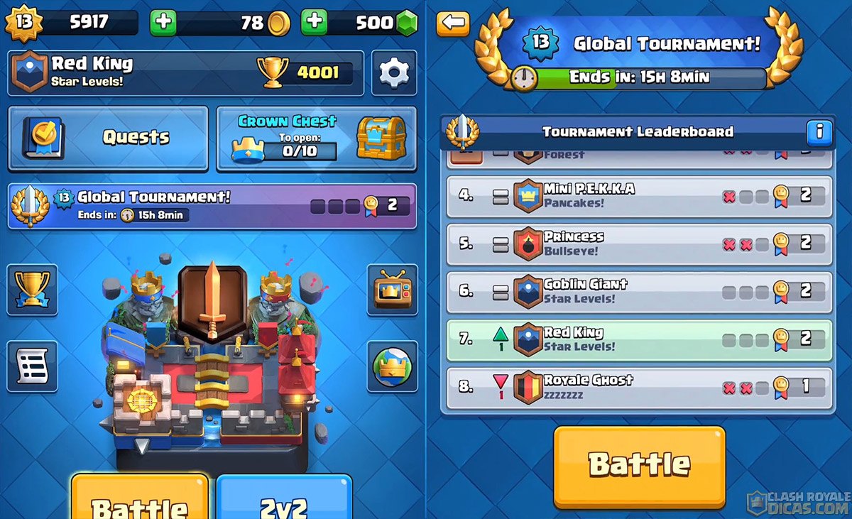 Clash Royale: Como criar e participar de Torneios