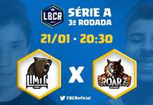 Limit Esports Vs Roarz Esports – Série A da LBCR – 3ª RODADA