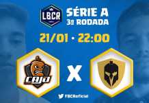 Team Caju vs Omega – Série A da LBCR – 3ª RODADA