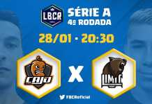 Team Caju x Limit Esports – Série A da LBCR – 4ª RODADA