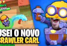 USEI O CARL NOVO BRAWLER DO BRAWL STARS