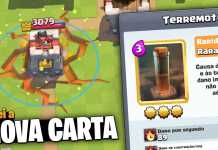 Jogando com a Nova Carta Terremoto do Clash Royale