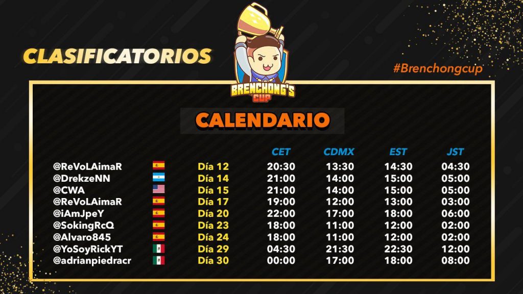 Qualificatórias da Brenchong's Cup