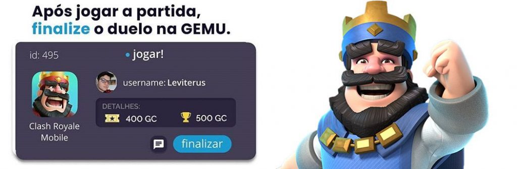 Como usar a Gemu para ganhar dinheiro jogando Clash Royale