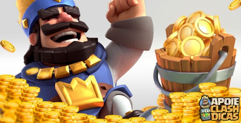 OURO GRÁTIS NO CLASH ROYALE 😱 