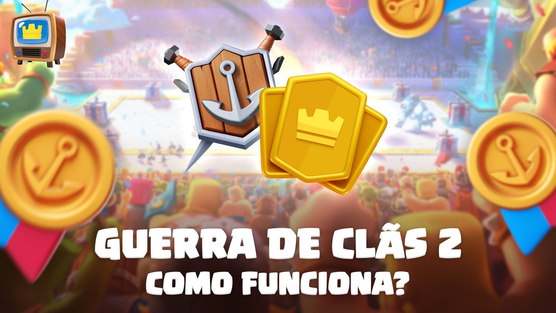 Recompensas e mudanças nos jogos de clãs por Clash of Clans