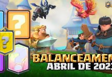 Balanceamento de Abril do Clash Royale